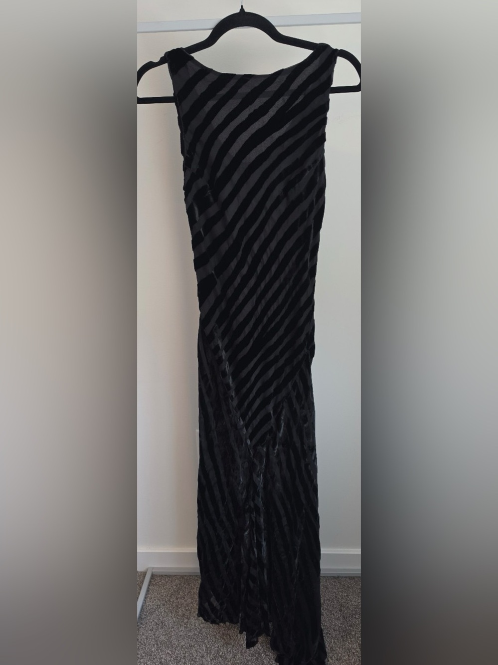 ✨ Réalisation Par Romy Dress | Devoré Stripe Velvet | NWOT | $420 Retail ✨ - Picture 4 of 6